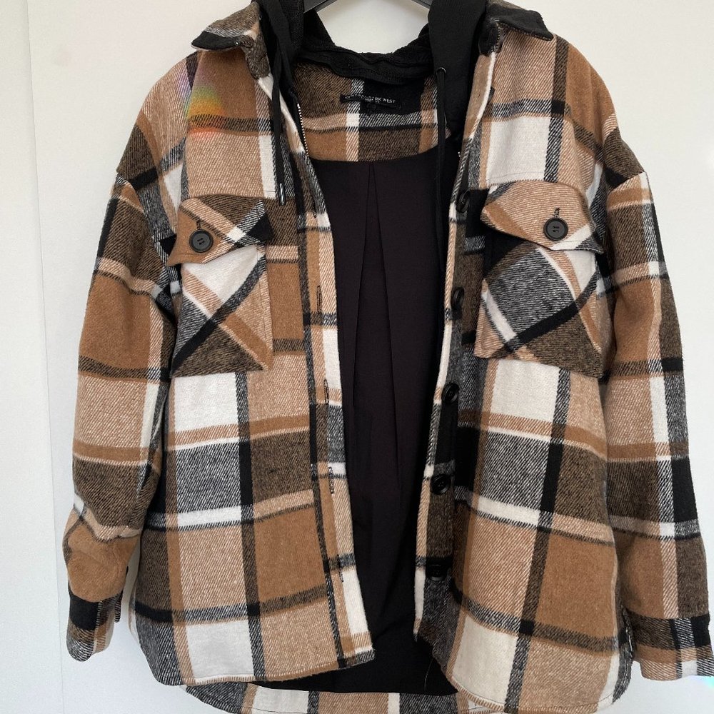 Stylish Plaid Light Jacket